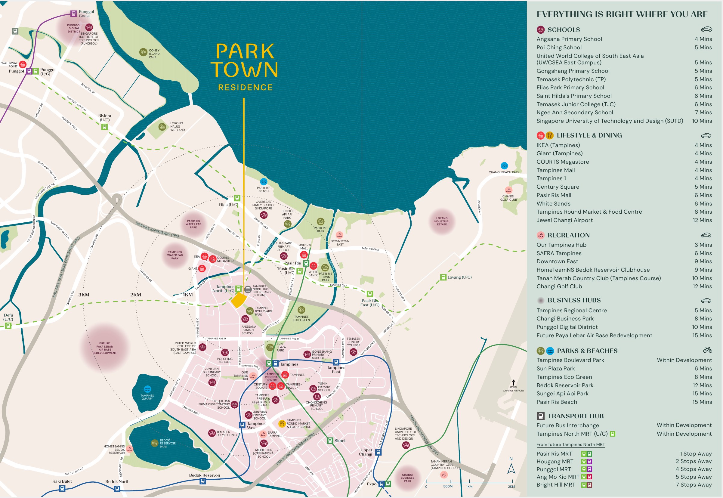 Parktown Residence location map